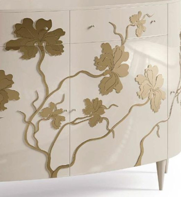 Kommode Sideboard Italienische Möbel Wohnzimmer Schrank Hochglanz Luxus Design