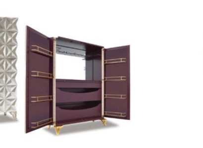Bar Schrank Holz Schränke Tresen Haus Theke Tisch Weinschrank Regale Hausbar Neu