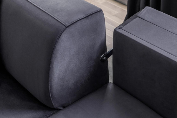 Exklusives Graues Ecksofa L-Form Designer Sofa Moderne Wohnzimmer Couch