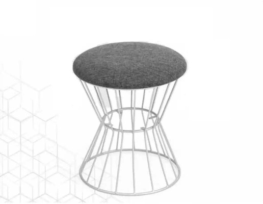Hocker Fußhocker Würfel Luxus Möbel Design Stil Lounge Club Stoff