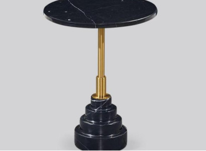 Beistell Tische Wohnzimmer Rund Modern Schwarz Couchtisch Luxus Marmor Tisch