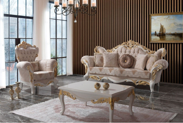 Polstersofa Komplette Couchgarnitur Sofagarnitur Beige Sofa Stoffsofa