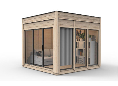 Campinghaus Garten Haus Holzhaus Ferienhaus Gartenhaus Häuschen 354x354x318