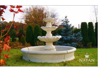 Zierbrunnen Springbrunnen Skulptur Brunnen Deko Garten Fontaine Teich Neu 195cm