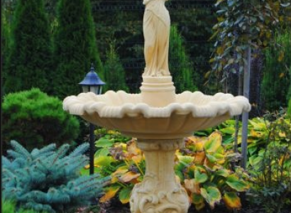 Zierbrunnen Springbrunnen Brunnen Garten Dekoration Fontaine Teich ELENA NOEMI