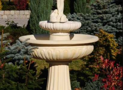 Zierbrunnen Springbrunnen 174cm Skulptur Brunnen Deko Garten Fontaine Teich Neu