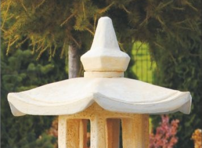 Außenleuchte Laterne Lampe Terrassen Stein Skulptur Leuchte Beleuchtung Garten