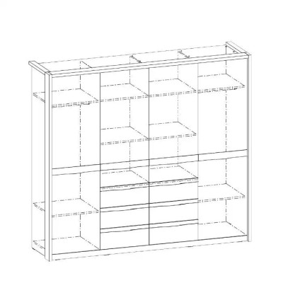 Schrank Schlafzimmer Schränke Weiß Kleiderschrank Modern Holz Luxus