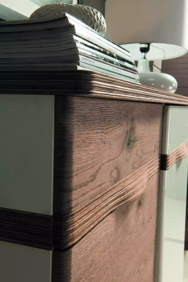 Kommode mit 6 Schubladen Sideboard Wohnzimmer Schubladenschrank Design
