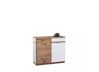 Kommode mit 3 Schubladen Sideboard weiß Anrichte holz modern