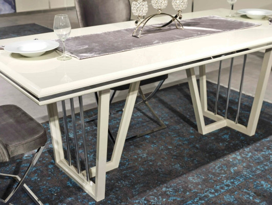 Luxus Esszimmer Set 7tlg. Esstisch Stühle modern Möbel Design Tisch