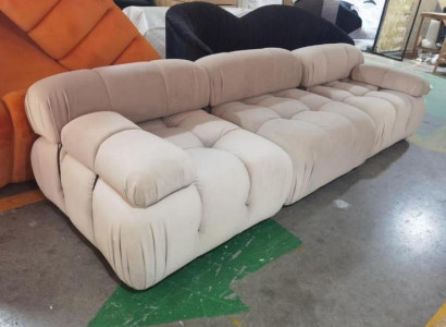 Sofa 3 Sitzer Hochwertig Polster Sofas Design Textil neu Modern stilvoll