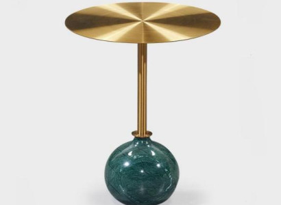 Runder Gold Beistelltisch Couchtisch Schlafzimmer Kommode Tische Konsole