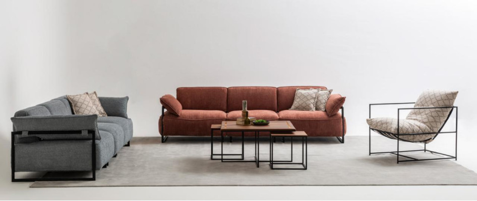 Luxuriöse Sofagarnitur 2x Viersitzer Designer Sessel Wohnzimmer Sofas