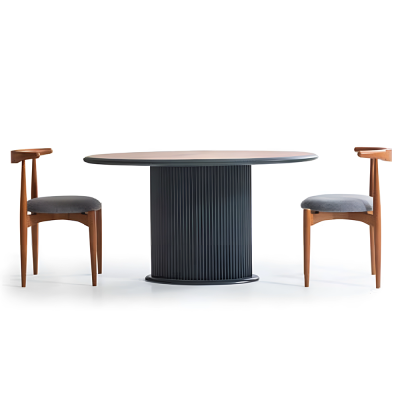 Sitzgarnitur Esszimmerstühle Küchenstühle Holzstühle Braun 6tlg Stühle