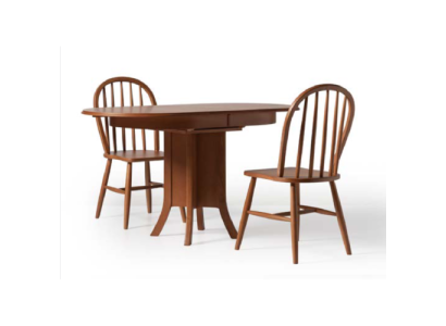 Essgruppe Holz Esszimmer Esstisch Stühle 3tlg Braun Essecke Barock