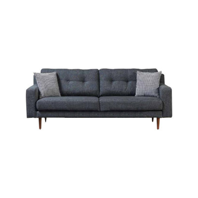 Graue Wohnzimmer Couchgarnitur Luxuriöse 2x Polstersofas Textil Möbel
