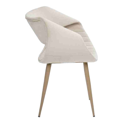Luxus Stühle 6x gepolstert Moderne Weiß Stuhl Stuhl Esszimmer Wohnzimmer neu