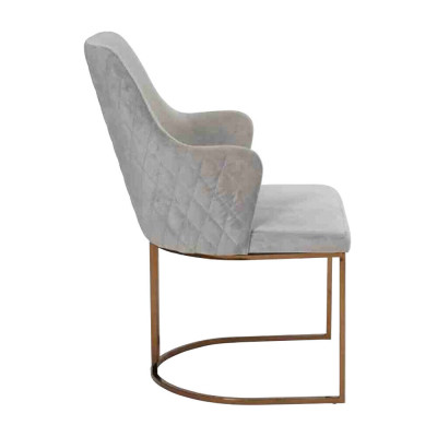 Moderne grau Esszimmerstühle stilvoll Küchenstühle Luxus Design 4x Stühle neu