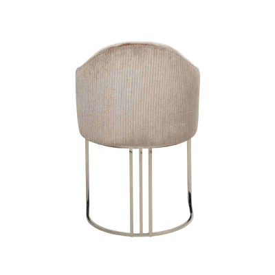 Esszimmerstuhl Luxus Modern 2x Stühle Textil Design Metall Stuhl Möbel
