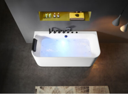 Acryl Whirlwanne Indoor Whirlpool Badewanne Home Spa Weiß