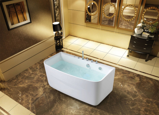 Whirlpool Badewanne Badewanne für Badezimmer Whirlwanne für 1 Personen