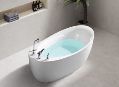 Badewanne Ovale Wanne Badewannen Freistehende 160x80 Armaturen Komplett