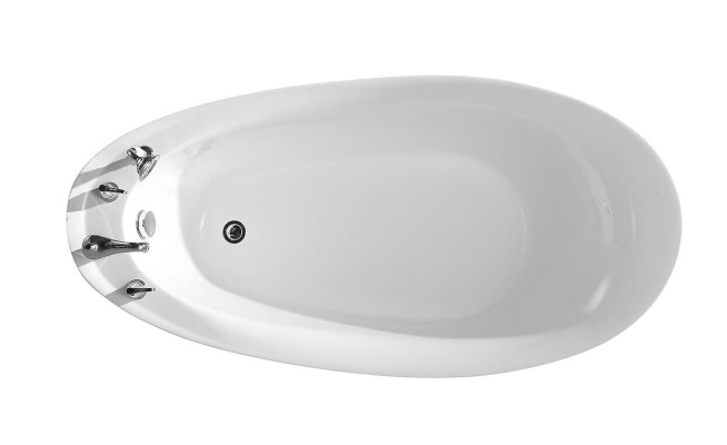 Badewanne Ovale Wanne Badewannen Freistehende 160x80 Armaturen Komplett