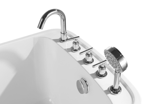 Wanne Badezimmer Acryl Badewanne Weiß Standbadewanne Zeitgenössisch
