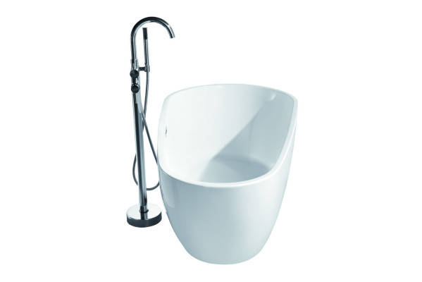 Wanne Standbadewanne Freistehende Badewanne Zeitgenössisch Blau Oval