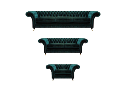 Wohnzimmer Luxus Einrichtung Komplett Sofas Couchen Chesterfield Polster 3+2+1