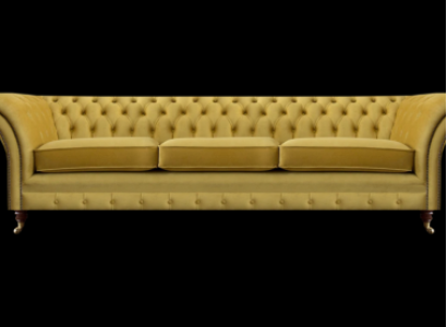Wohnzimmer Sofa Dreisitzer Couch Einrichtung Neu Chesterfield Sitz Textil