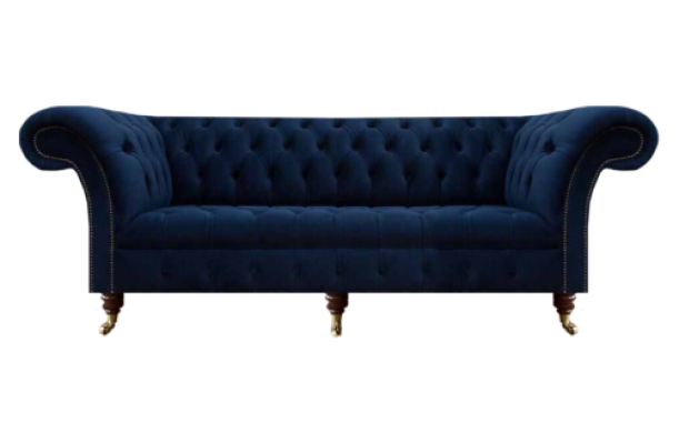Design Einrichtung Chesterfield Sofa Dreisitzer Couch Wohnzimmer Neu