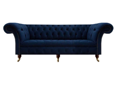 Design Einrichtung Chesterfield Sofa Dreisitzer Couch Wohnzimmer Neu