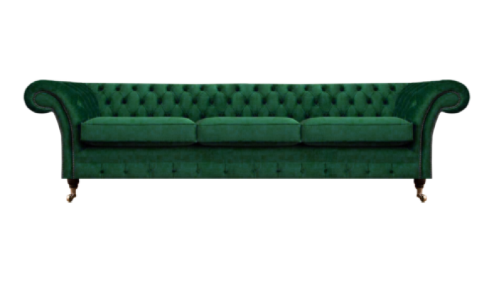 Polstermöbel Luxus Sofa Dreisitze Couch Chesterfield Wohnzimmer Textil