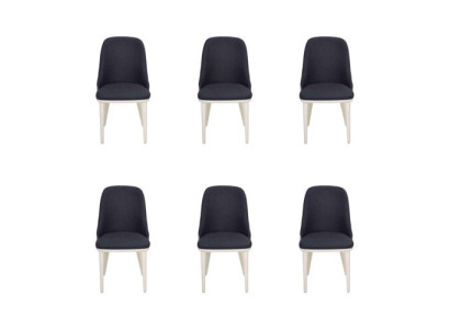 Esszimmer Mehrfarbig 6x Stühle Modern Esszimmer Stühle Luxus Design Neu