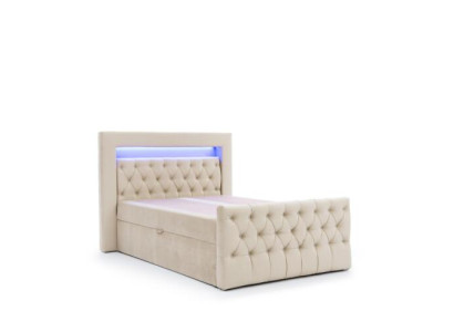 Schlafzimmer Chesterfield Bett Doppelbett Einrichtung Luxus Polsterbett Textil