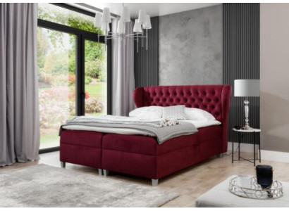 Luxus Boxspringbett Doppel Betten Holz Einrichtung Polsterbett Modern Design