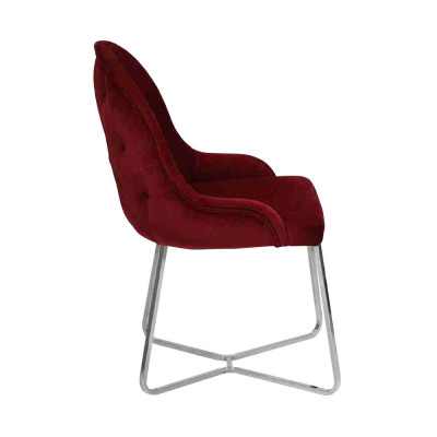 Modern Stühle Luxus Esszimmer Einrichtung Rot 6x Stühle Möbel Esszimmerstuhl