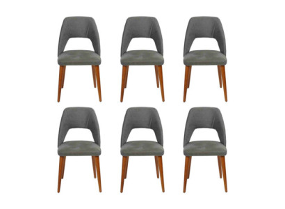 Stuhl Designer 6x Stühle Holzstuhl Esszimmerstuhl Luxus Holz Neu Möbel Neu