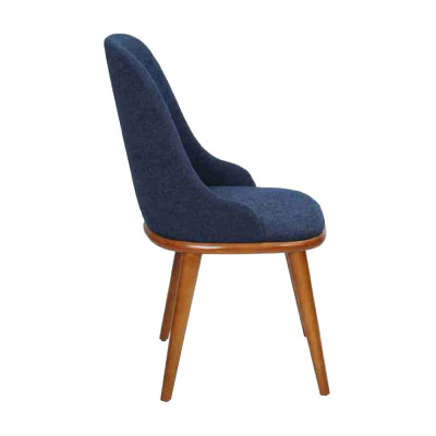 Luxus Esszimmer Blau 6x Stühle Holz Möbel Stühle Stilvoll Design Einrichtung