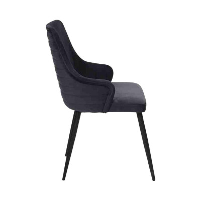 Luxus Esszimmer Schwarzer Designer 6x Stühle Einsitzer Moderne Einrichtung