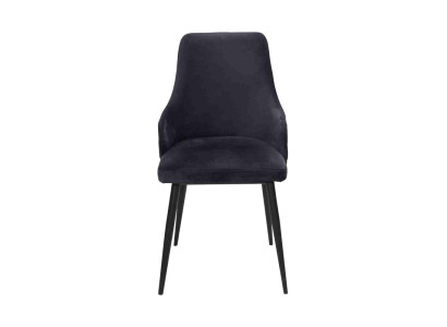 Moderner Schwarzer Stuhl Polstermöbel Designer Küchen Holzgestell Stühle