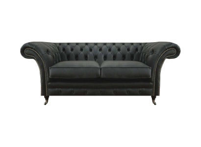 Zweisitzer Sofa Chesterfield Wohnzimmer Modern Textil Einrichtung Polstermöbel