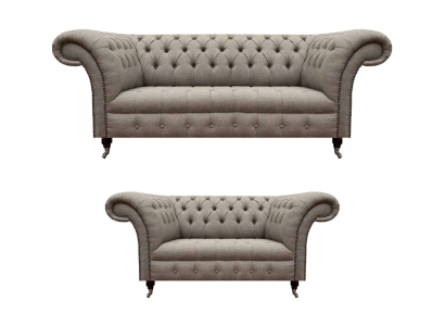 Wohnzimmer Sofa Set Dreisitzer mit Zweisitzer Sofas Designer Chesterfield
