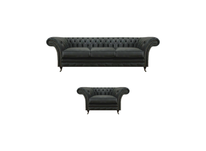 Dreisitzer Sofa Modern Sessel Wohnzimmer Chesterfield Polsteritz Einrichtung