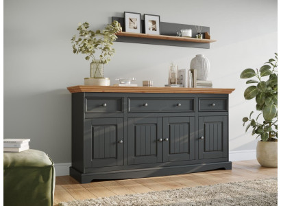 Möbel Echtholz Schränke Anrichte Kommoden Massive Kommode Sideboard Schrank Neu