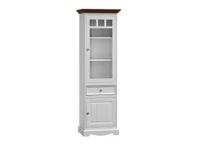 Schrank Kommode Vitrine Kolonial Stil Möbel Sideboard Anrichte Vitrine Holz Neu