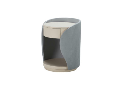 Nachttisch Schlafzimmer Beige Grau Neu Kreative Modern Design Möbel Holz Luxus
