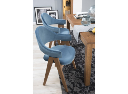 Esszimmer Set 6x Stuh Luxus Design Polster Massiv Holz Stühle Sitz Büro